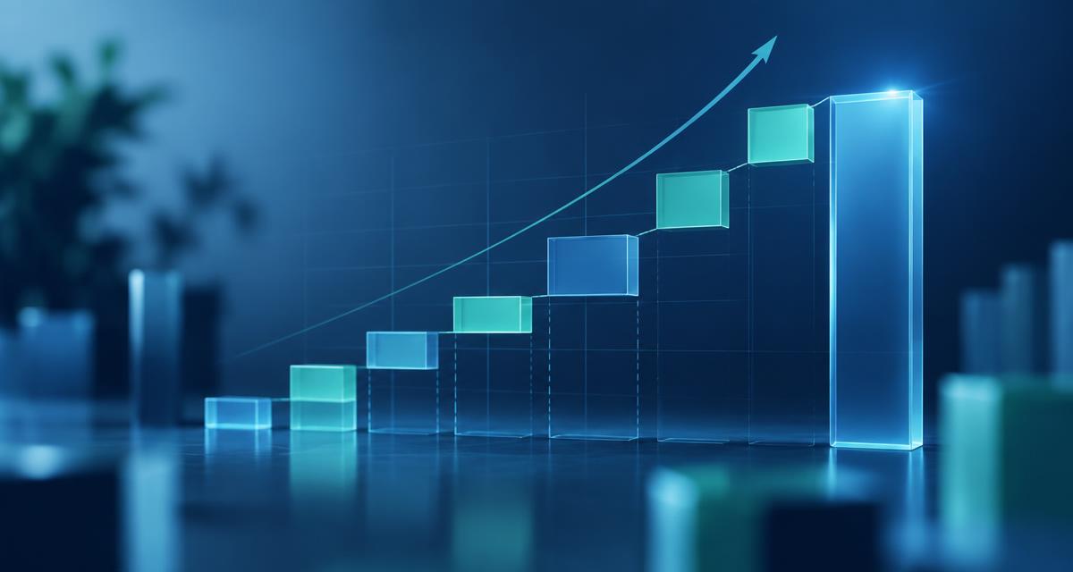 Illustration of a rising EBITDA waterfall representing dental practice valuation growth
